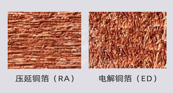 压延铜箔（RA）和电解铜箔（ED）的区别有哪些？